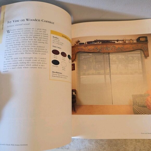 Decorative Murals with Donna Dewberry One Stroke Painting Paperback Book for DIY - Picture 8 of 14